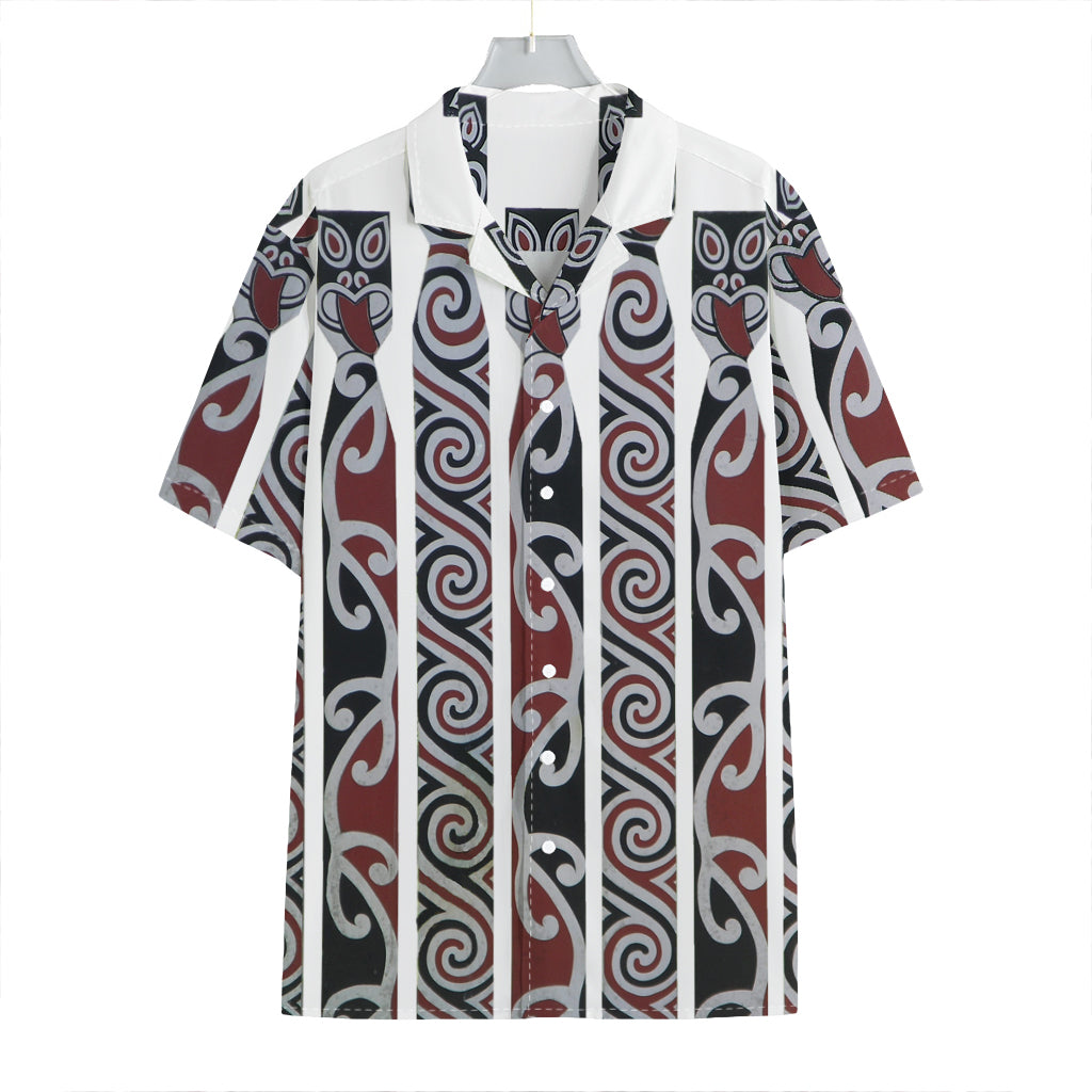 Maori Fence Print Hawaiian Shirt