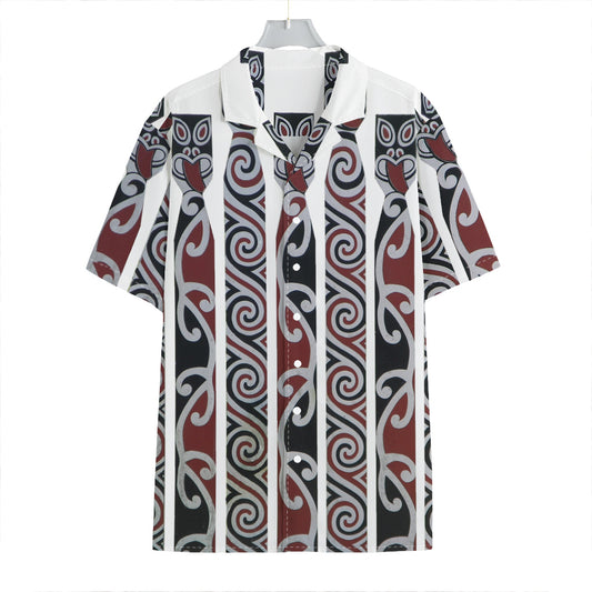 Maori Fence Print Hawaiian Shirt