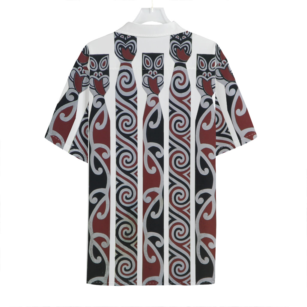Maori Fence Print Hawaiian Shirt