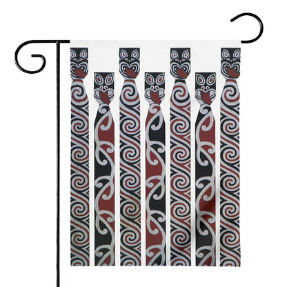 Maori Fence Print House Flag