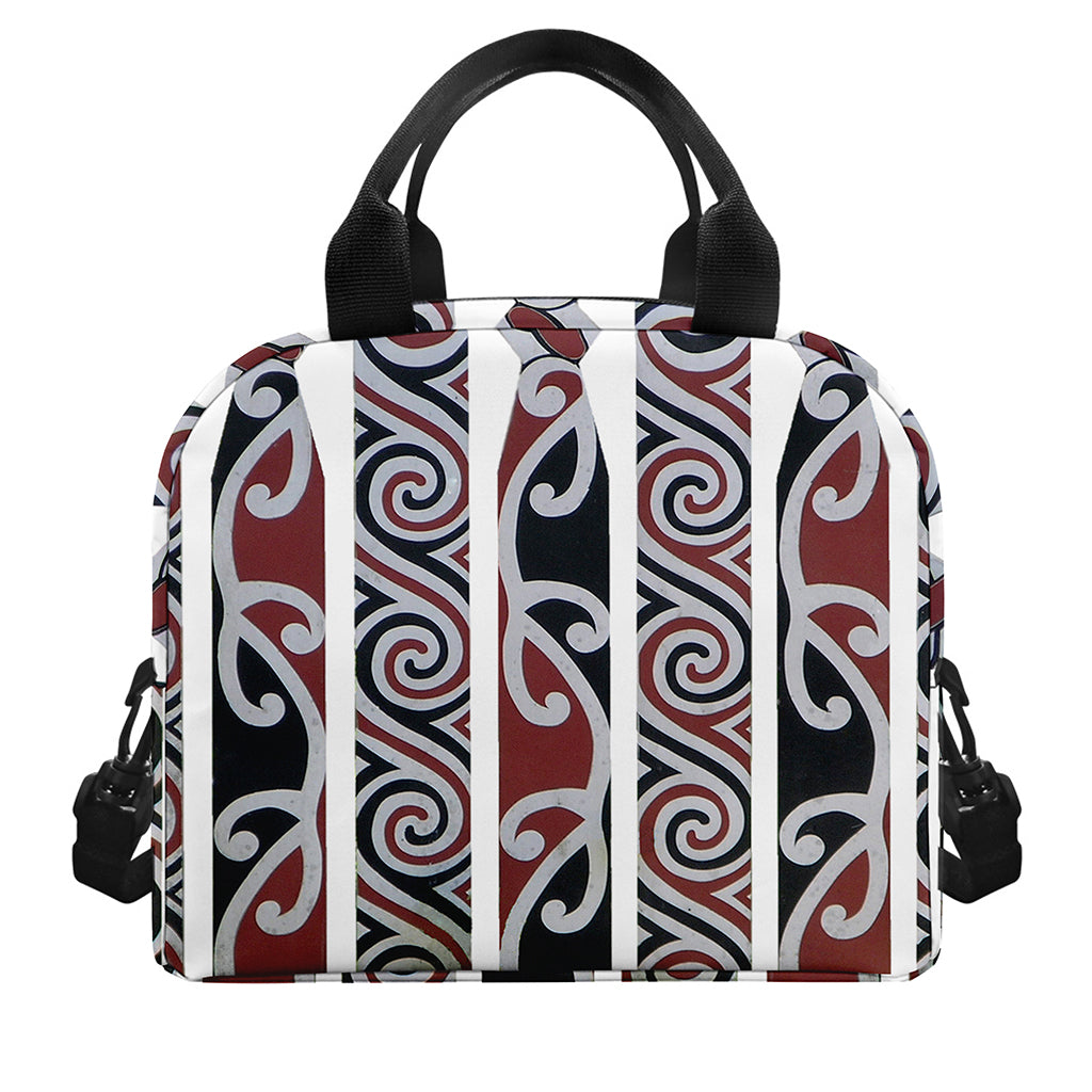 Maori Fence Print Insulated Lunch Bag