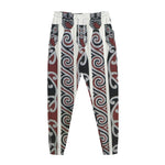 Maori Fence Print Jogger Pants