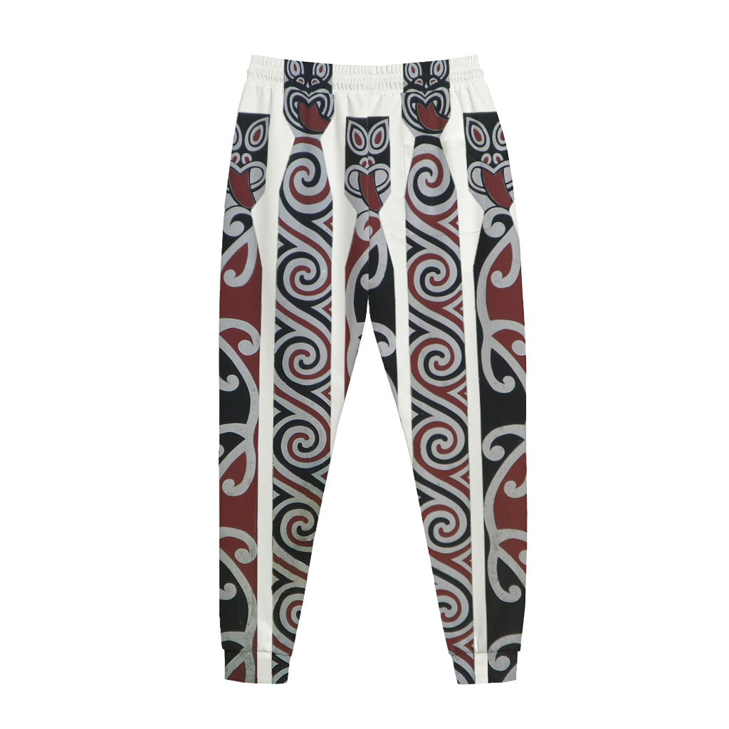 Maori Fence Print Jogger Pants