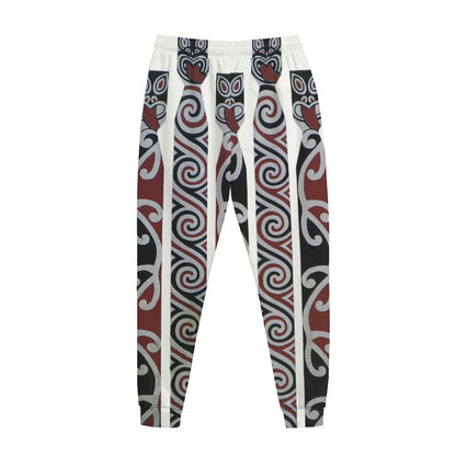 Maori Fence Print Jogger Pants