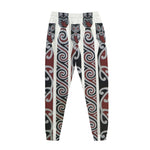 Maori Fence Print Jogger Pants