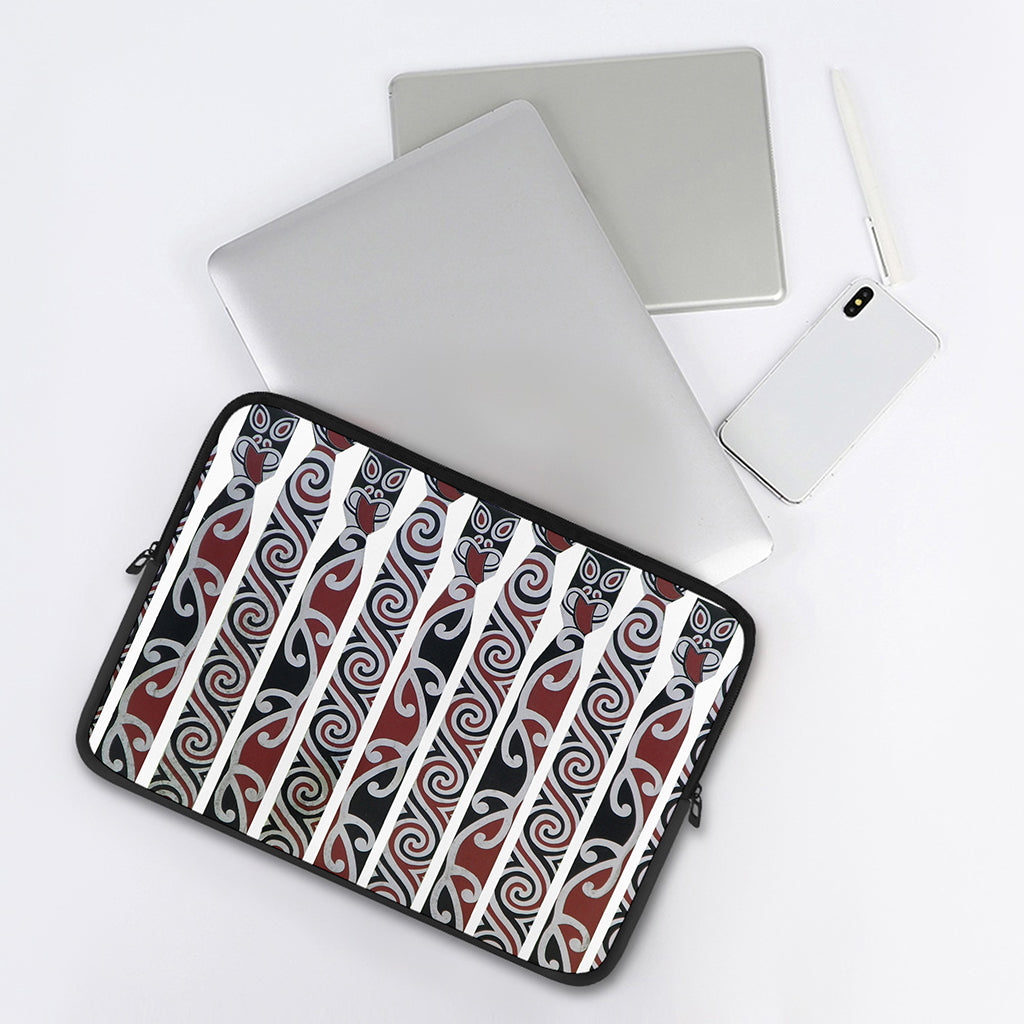 Maori Fence Print Laptop Sleeve
