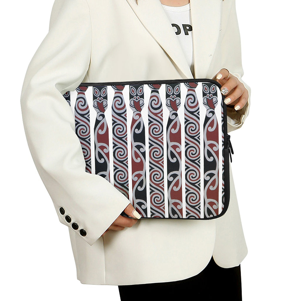 Maori Fence Print Laptop Sleeve