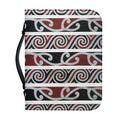 Maori Fence Print Leather Bible Cover