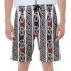 Maori Fence Print Men's Beach Shorts