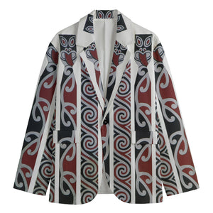 Maori Fence Print Men's Blazer