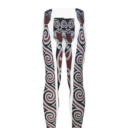 Maori Fence Print Men's leggings