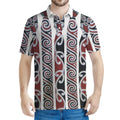 Maori Fence Print Men's Polo Shirt