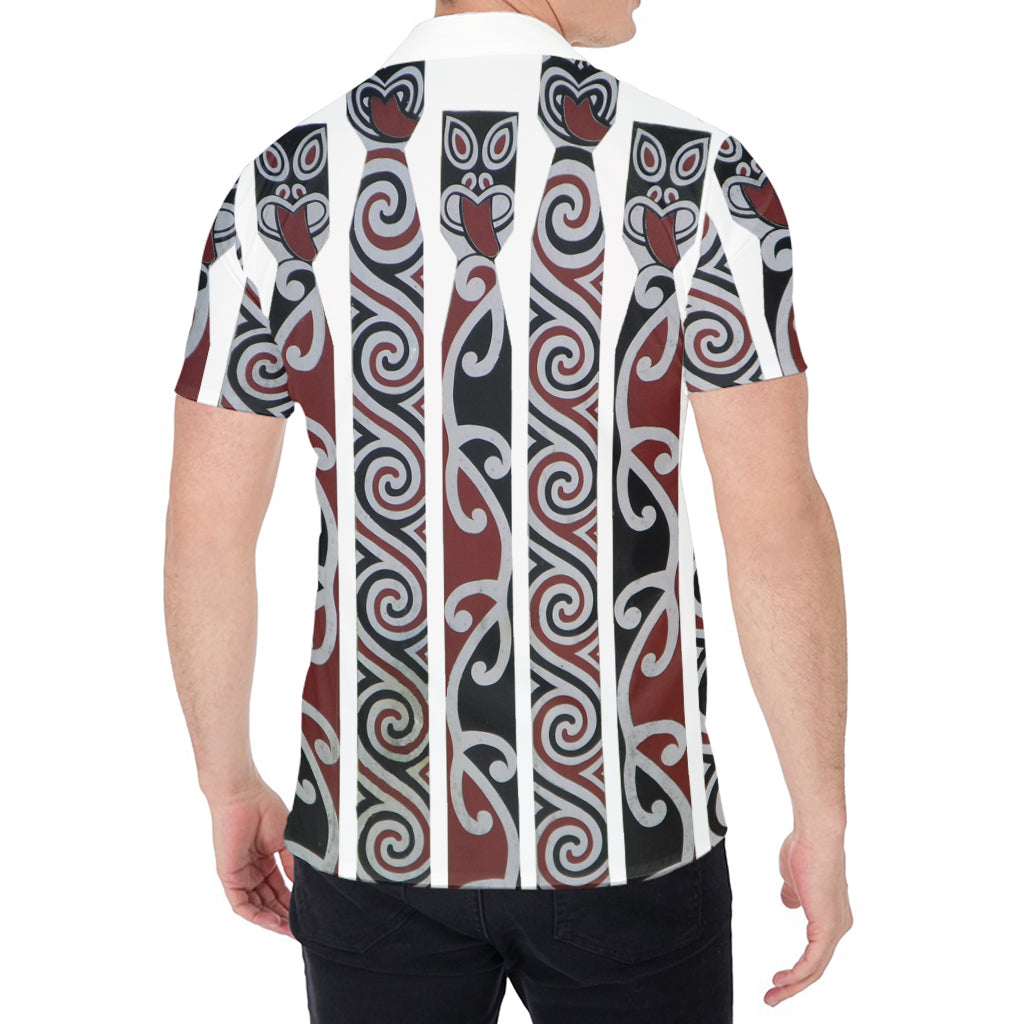 Maori Fence Print Men's Shirt