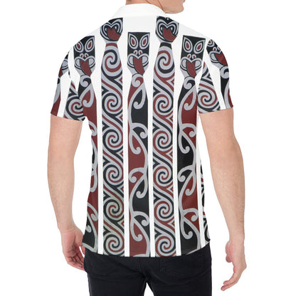 Maori Fence Print Men's Shirt