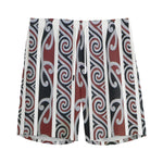 Maori Fence Print Men's Sports Shorts