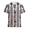 Maori Fence Print Men's Athletic T-Shirt
