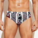 Maori Fence Print Men's Swim Briefs