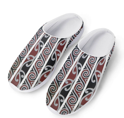 Maori Fence Print Mesh Casual Shoes