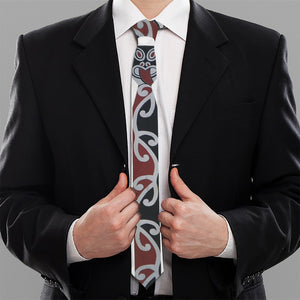 Maori Fence Print Necktie