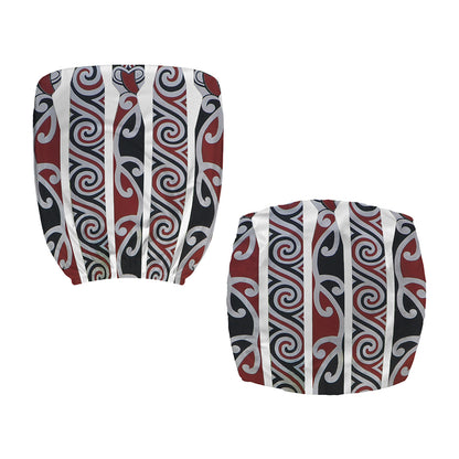 Maori Fence Print Office Chair Cover