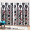 Maori Fence Print Pencil Pleat Curtains