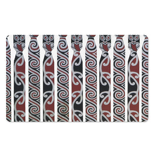 Maori Fence Print Polyester Doormat