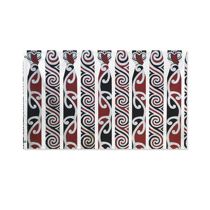 Maori Fence Print Polyester Flag