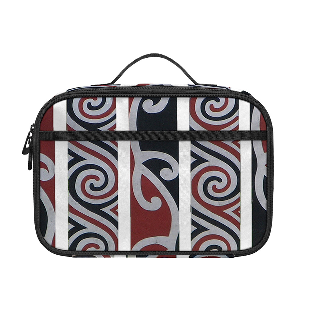 Maori Fence Print Portable Lunch Bag