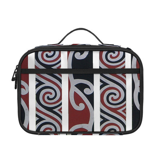 Maori Fence Print Portable Lunch Bag