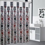 Maori Fence Print Premium Shower Curtain