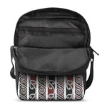 Maori Fence Print Rectangular Crossbody Bag