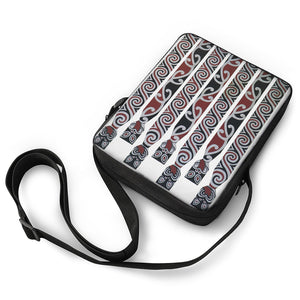 Maori Fence Print Rectangular Crossbody Bag