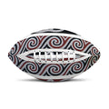 Maori Fence Print Rugby Ball