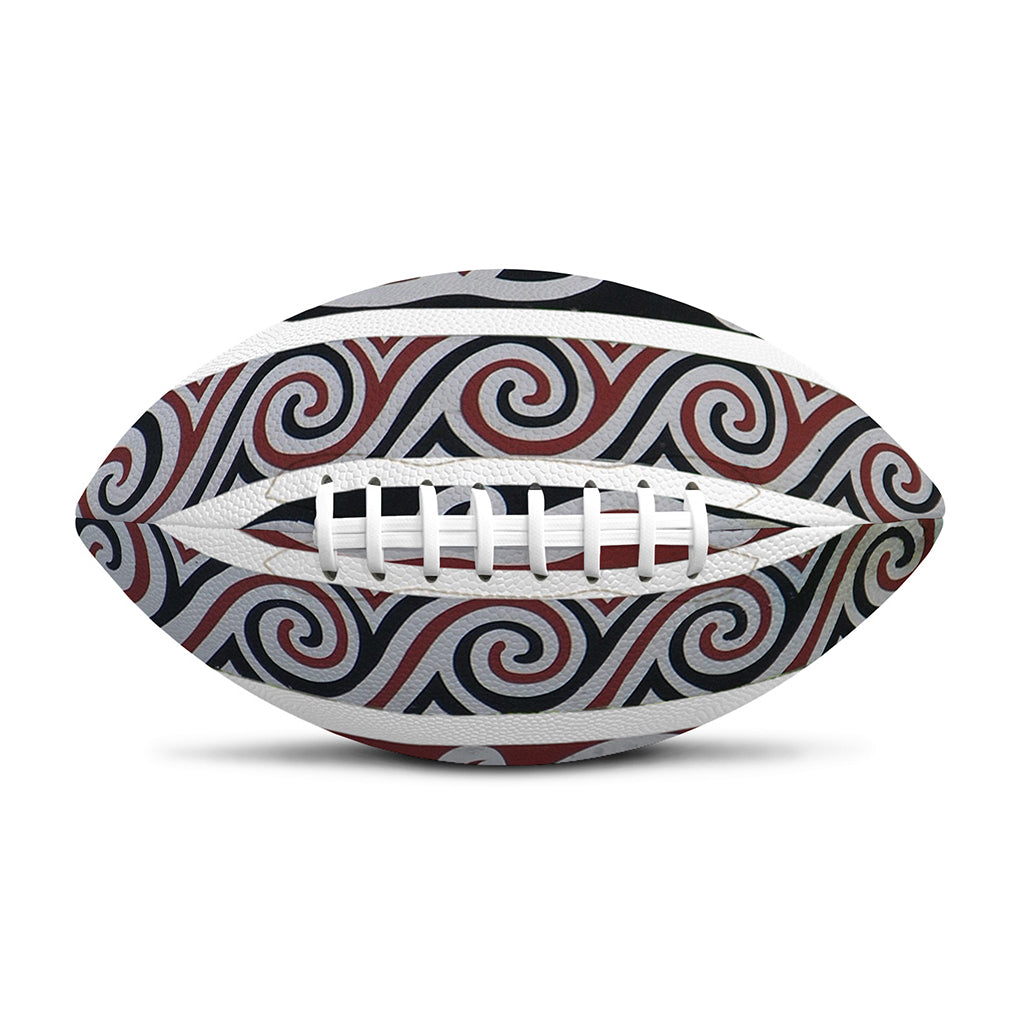 Maori Fence Print Rugby Ball