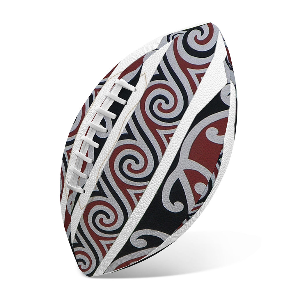 Maori Fence Print Rugby Ball
