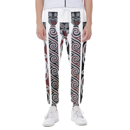 Maori Fence Print Scuba Joggers