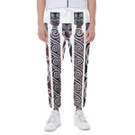 Maori Fence Print Scuba Joggers