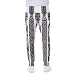 Maori Fence Print Scuba Joggers