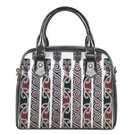 Maori Fence Print Shoulder Handbag