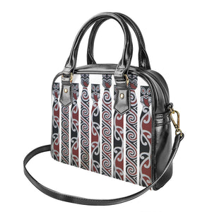 Maori Fence Print Shoulder Handbag