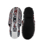 Maori Fence Print Slippers