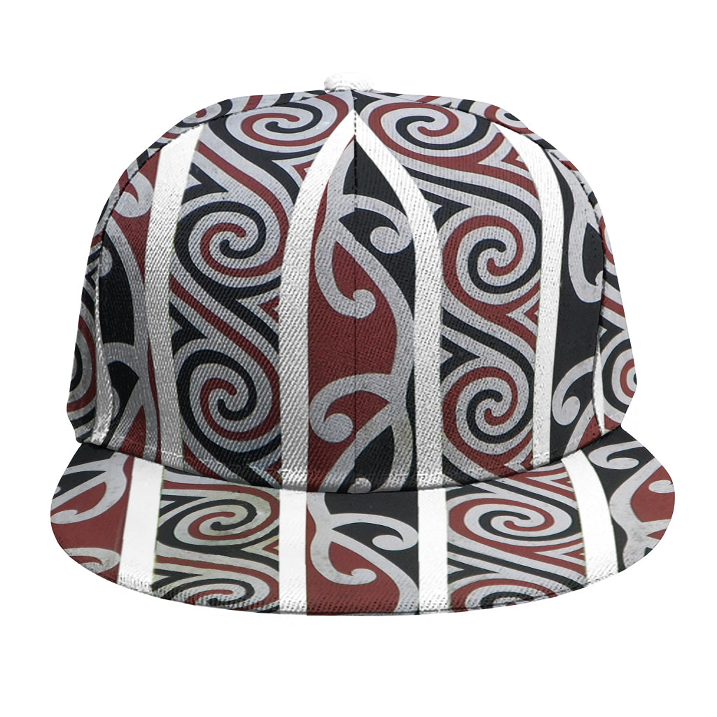 Maori Fence Print Snapback Cap