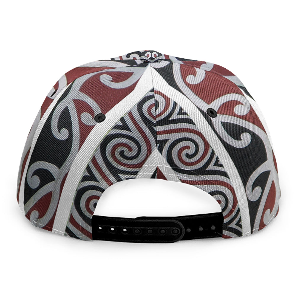Maori Fence Print Snapback Cap