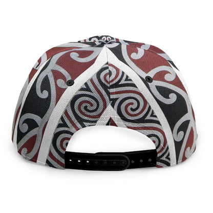 Maori Fence Print Snapback Cap