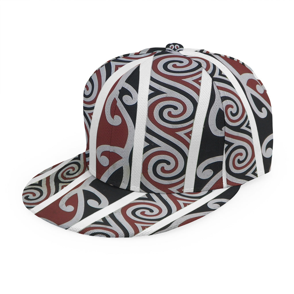 Maori Fence Print Snapback Cap