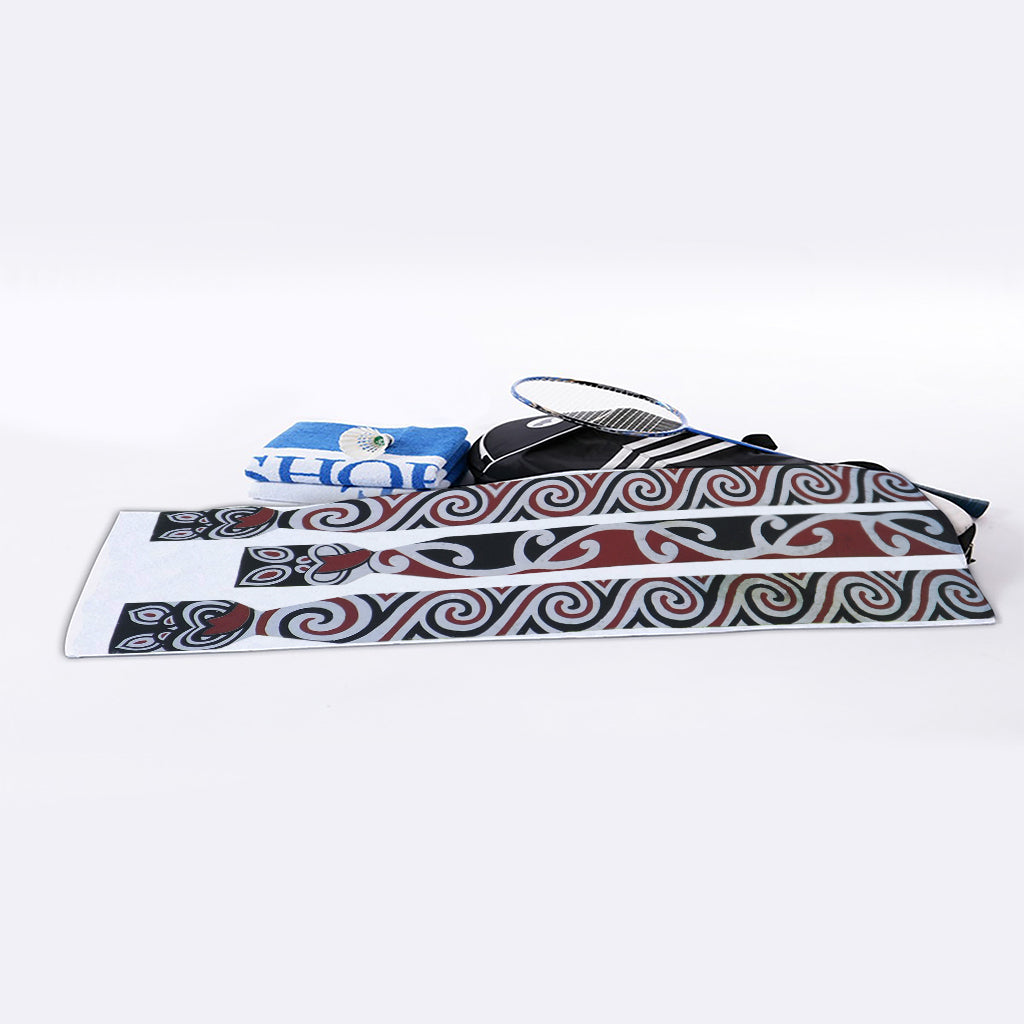 Maori Fence Print Sports Towel