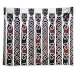 Maori Fence Print Tapestry