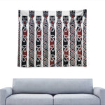 Maori Fence Print Tapestry