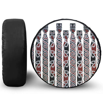 Maori Fence Print Tire Cover