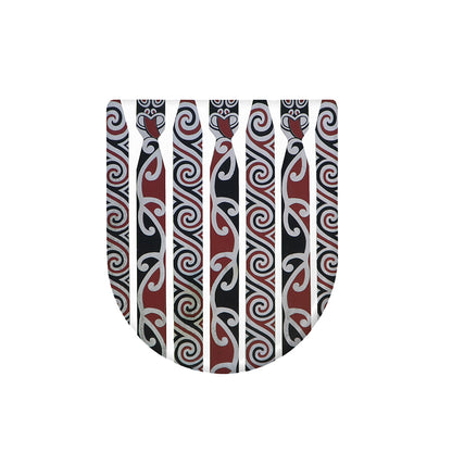 Maori Fence Print Toilet Lid Cover